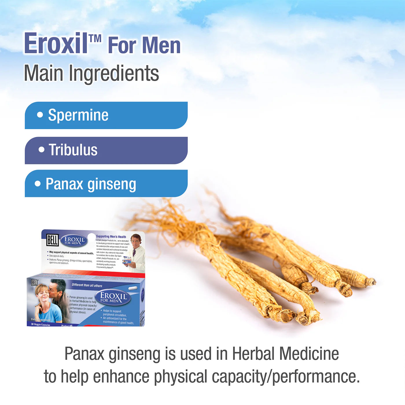 Bell Lifestyle Products #6 Eroxil- Virility For Men 30 Capsules