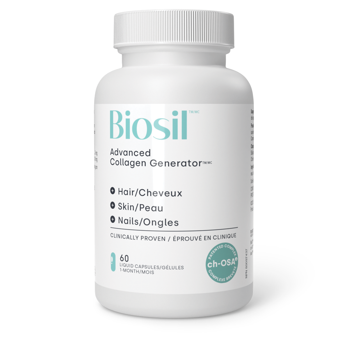 BioSil 60 Small Vegan Liquid Capsules