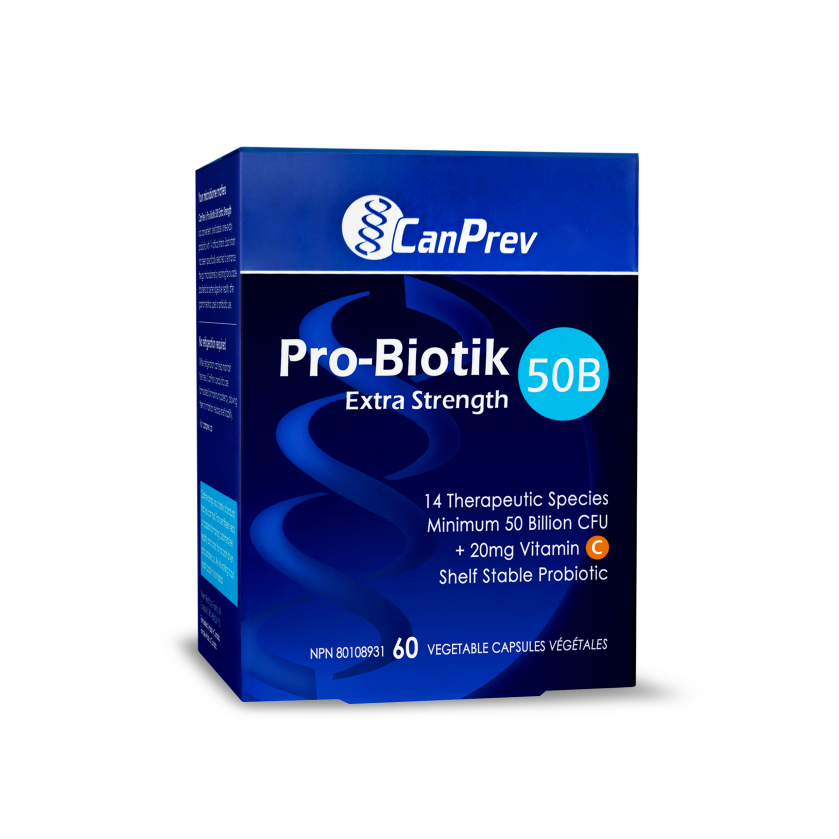 CanPrev Pro-Biotik 50B 60 Vegetarian Capsules