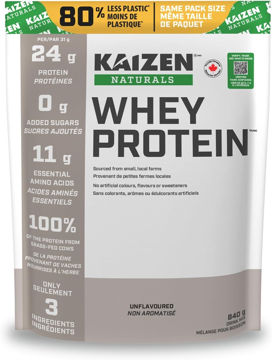 Kaizen Naturals Whey Protein Unflavoured 840g