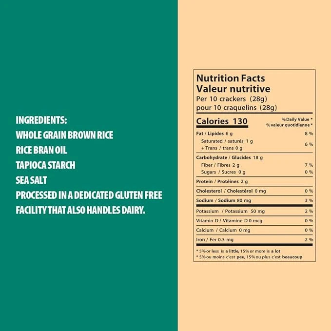Laiki Hint of Sea Salt Gluten-Free Crackers 113g