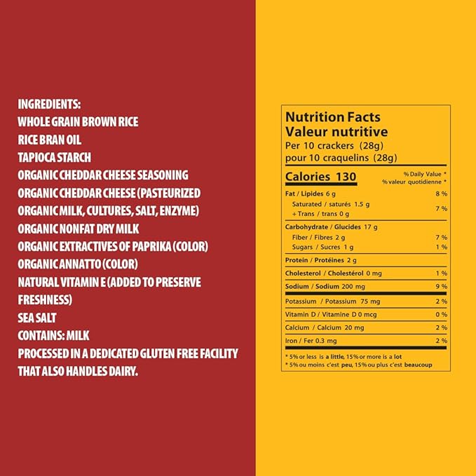 Laiki Cheddar Cheese Gluten-Free Crackers 113g