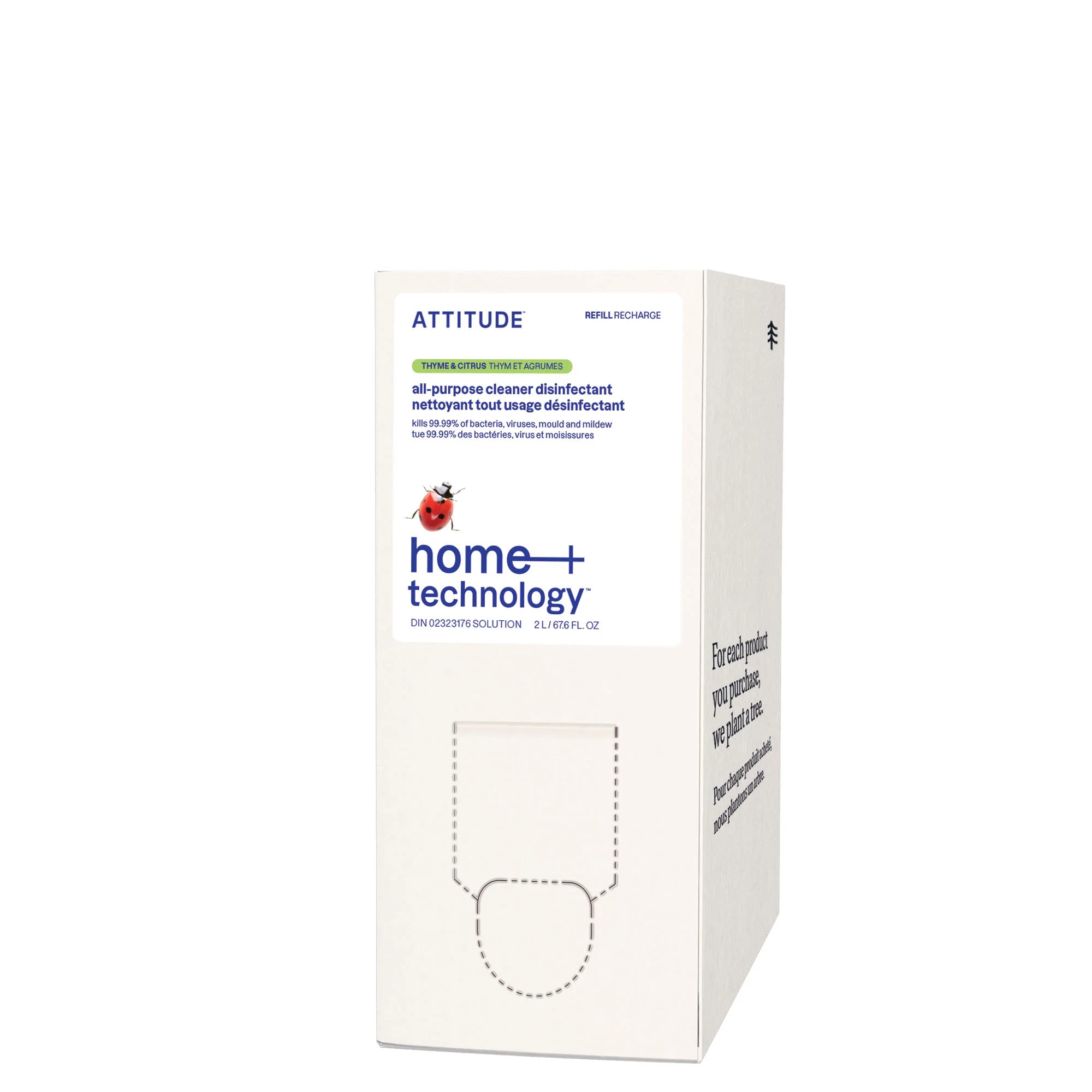 Attitude All-Purpose Thyme & Citrus Disinfectant 2L