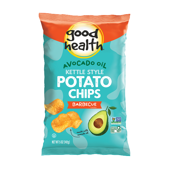 Good Health Avocado Oil Kettle Style Chips Barbecue 141.8g