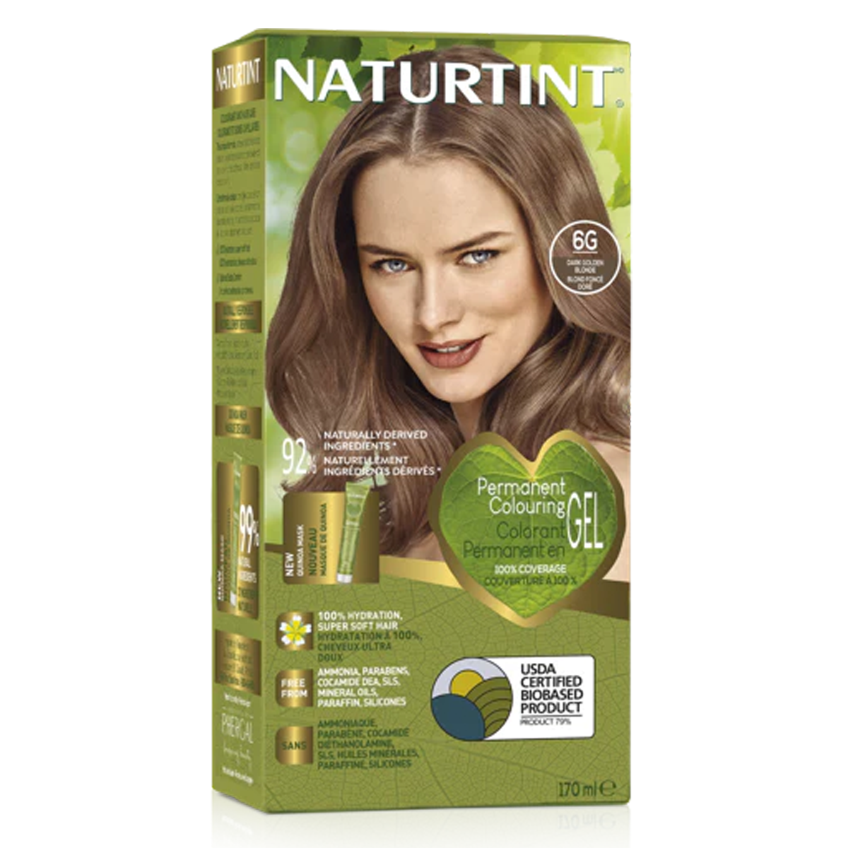Naturtint Hair Colour 6G Dark Golden Blonde