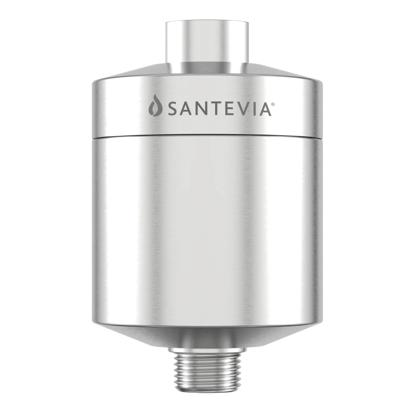 Santevia Refillable Metal Shower Filter (Includes First Filtration Media and Filter)