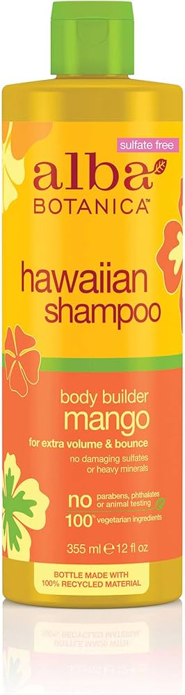 Alba Botanica Hawaiian Body Builder Mango Shampoo 355ml