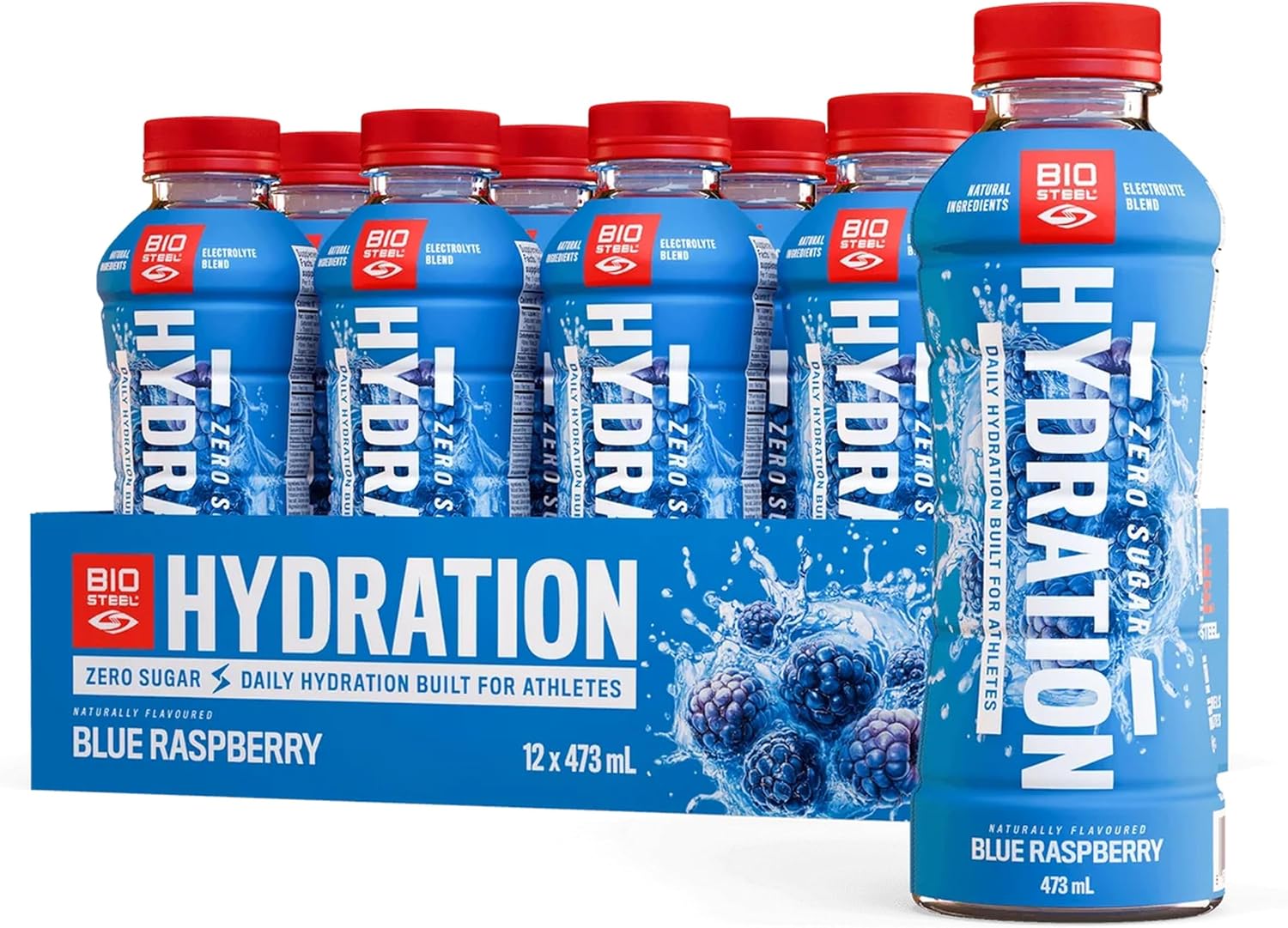 BioSteel Electrolyte Sports Drink Blue Raspberry 473ml