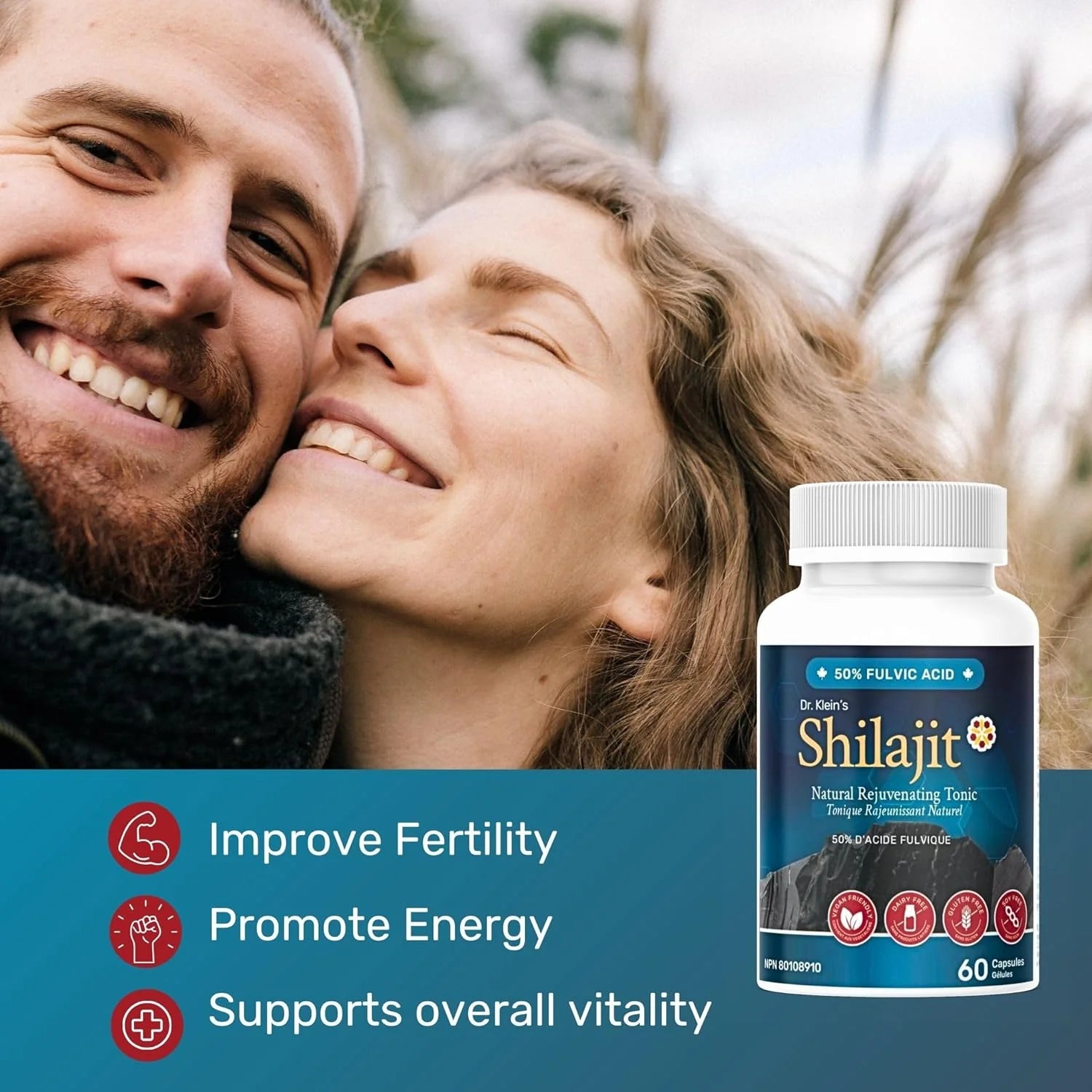 Nanton Shilajit 60 Vegetarian Capsules