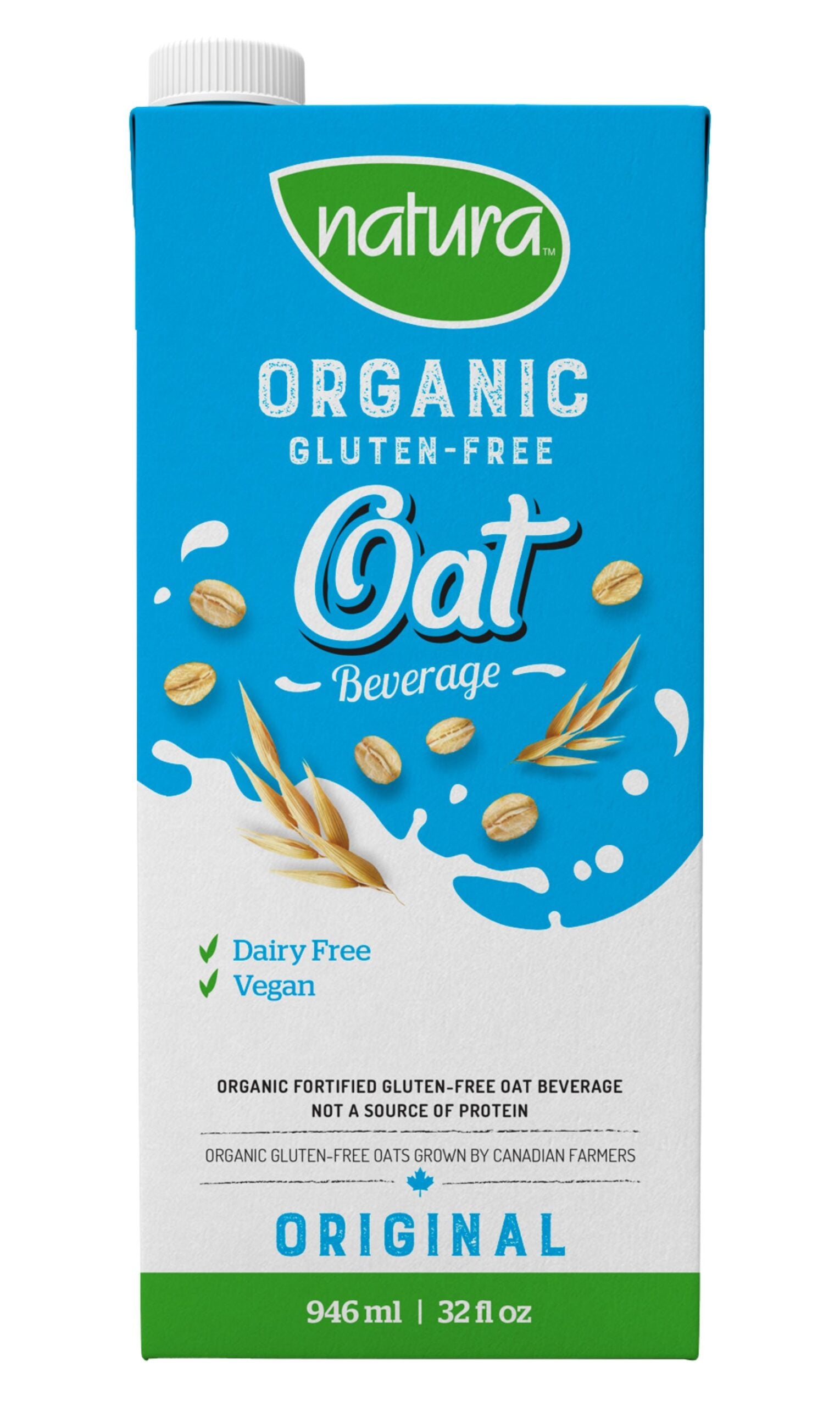 Natura Organic Gluten-Free Original Oat Beverage 946ml