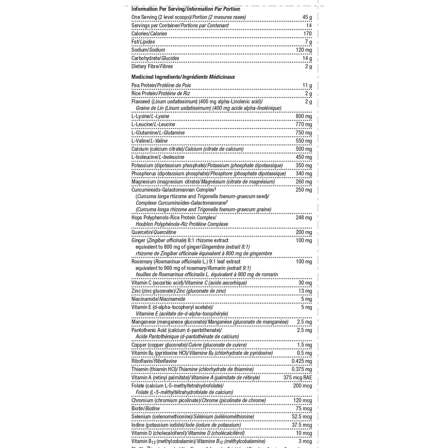 Metagenics UltrainflamX Plus 360 Pineapple Banana Flavour 30 Servings 1350g