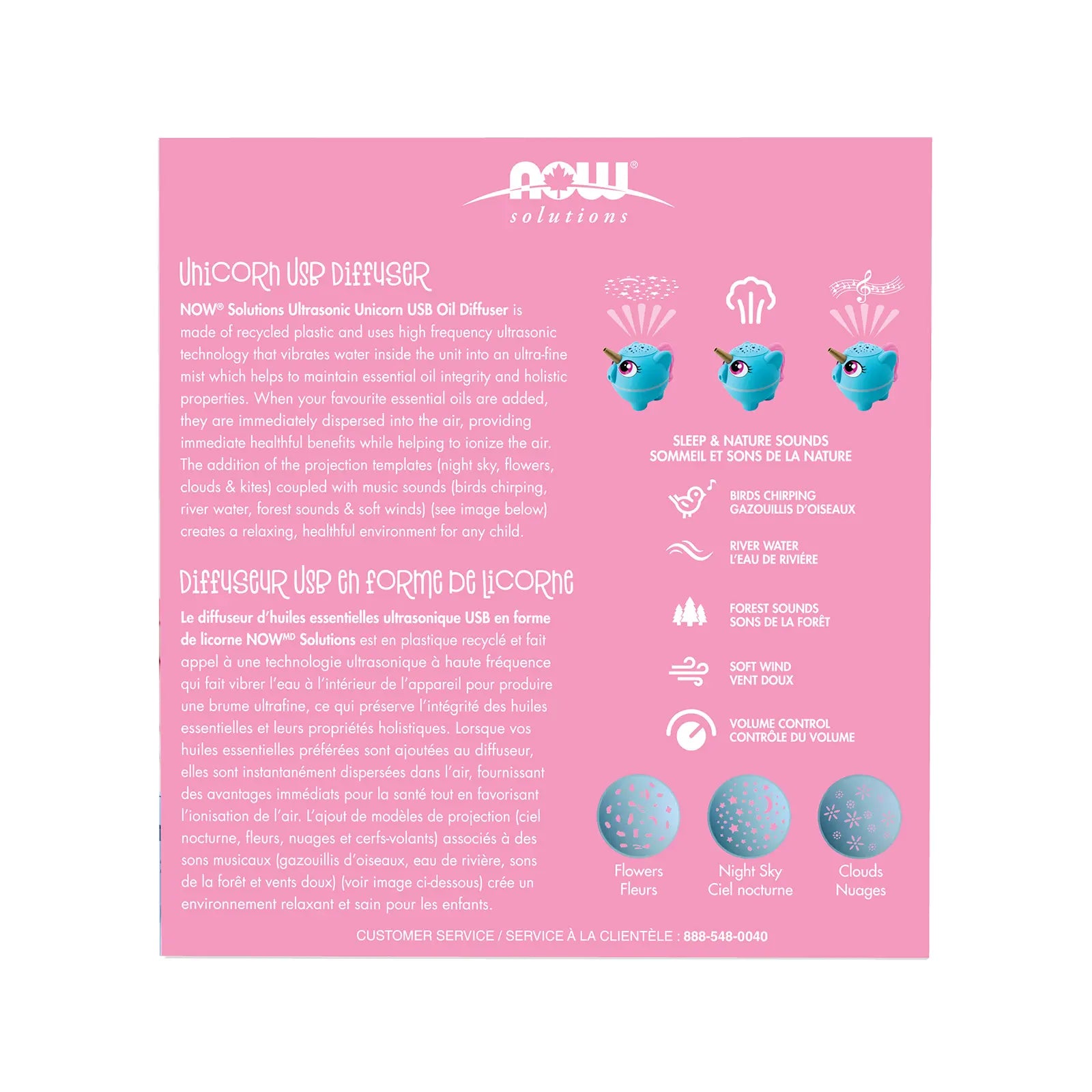 NOW Unicorn USB Essential Oil Diffuser