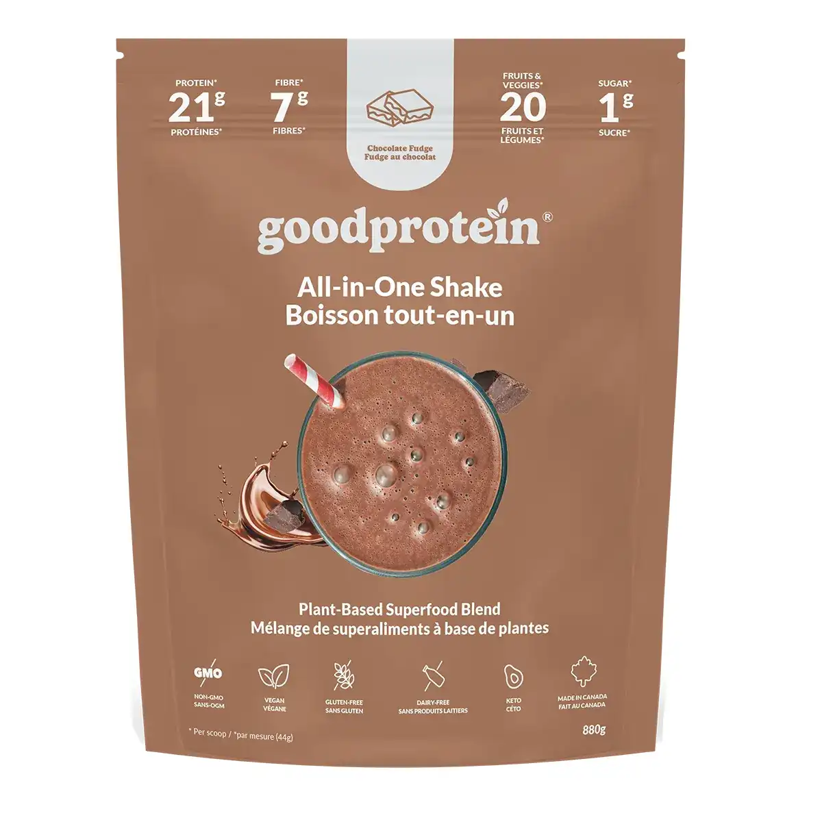 Good Protein Chocolate Fudge All-in-One Shake 880g