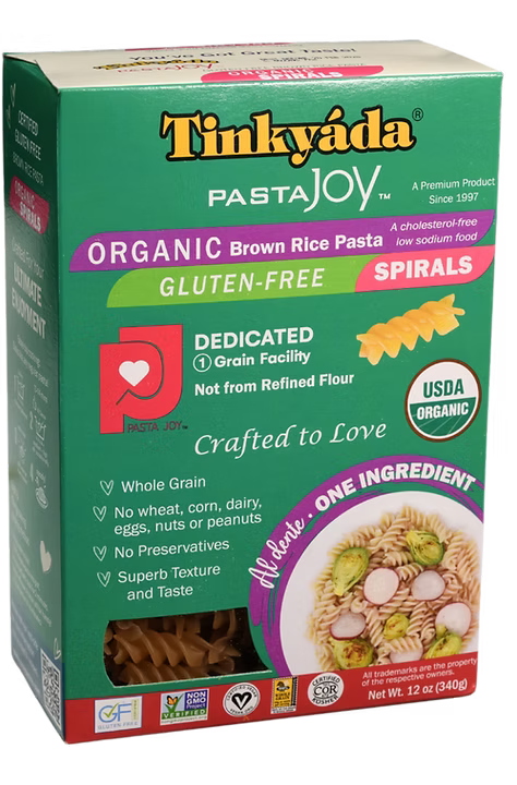 Tinkyada Organic Brown Rice Spirals 340g