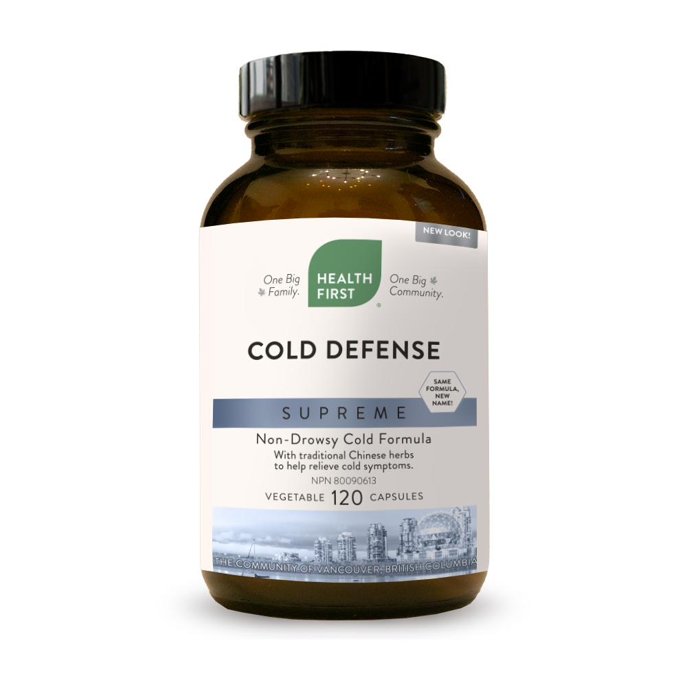 Health First Cold Defense Cold & Flu 120 Vegetarian Capsules — Inside U