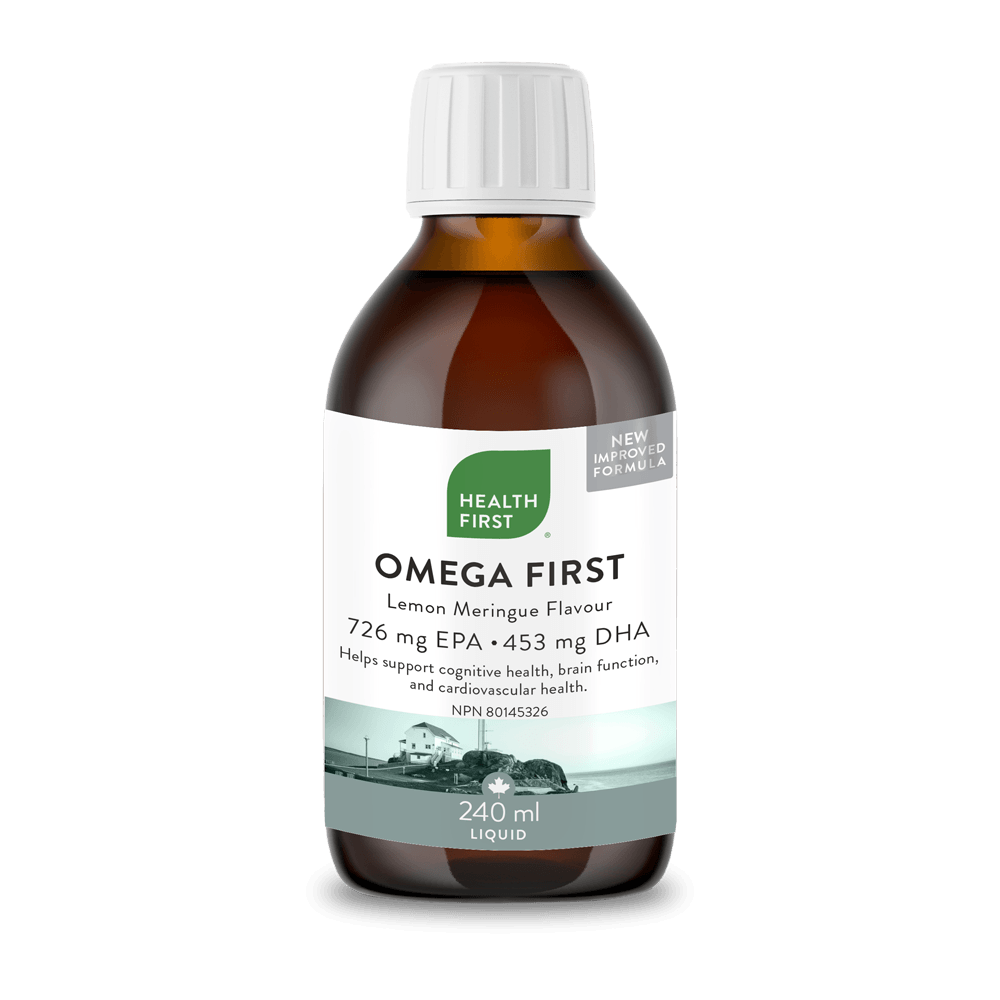 Health First Omega First Fish Oil 240ml Lemon Meringue Flavour