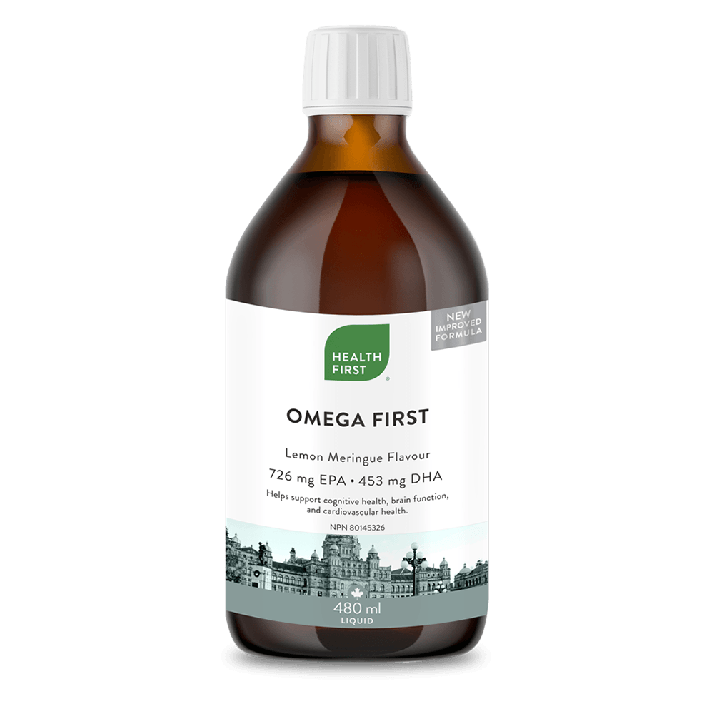 Health First Omega First Fish Oil 480ml Lemon Meringue Flavour