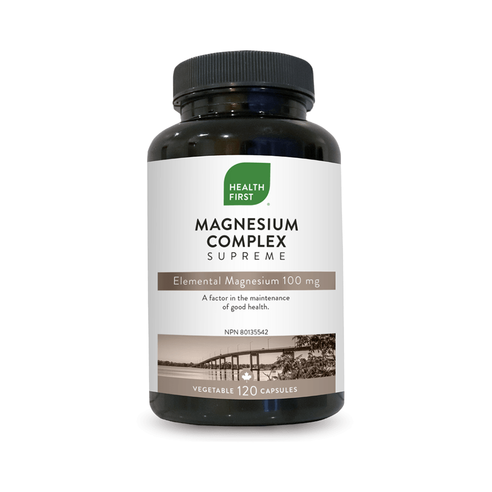 Health First Magnesium Complex Supreme 120 Vegetarian Capsules