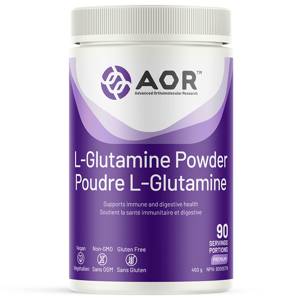 AOR L-Glutamine Powder 90 Servings 454g