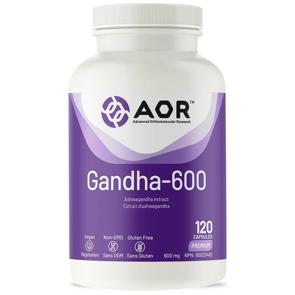 AOR Gandha-600 120 Vegetarian Capsules