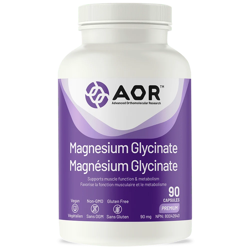 AOR Magnesium Glycinate 90 Capsules