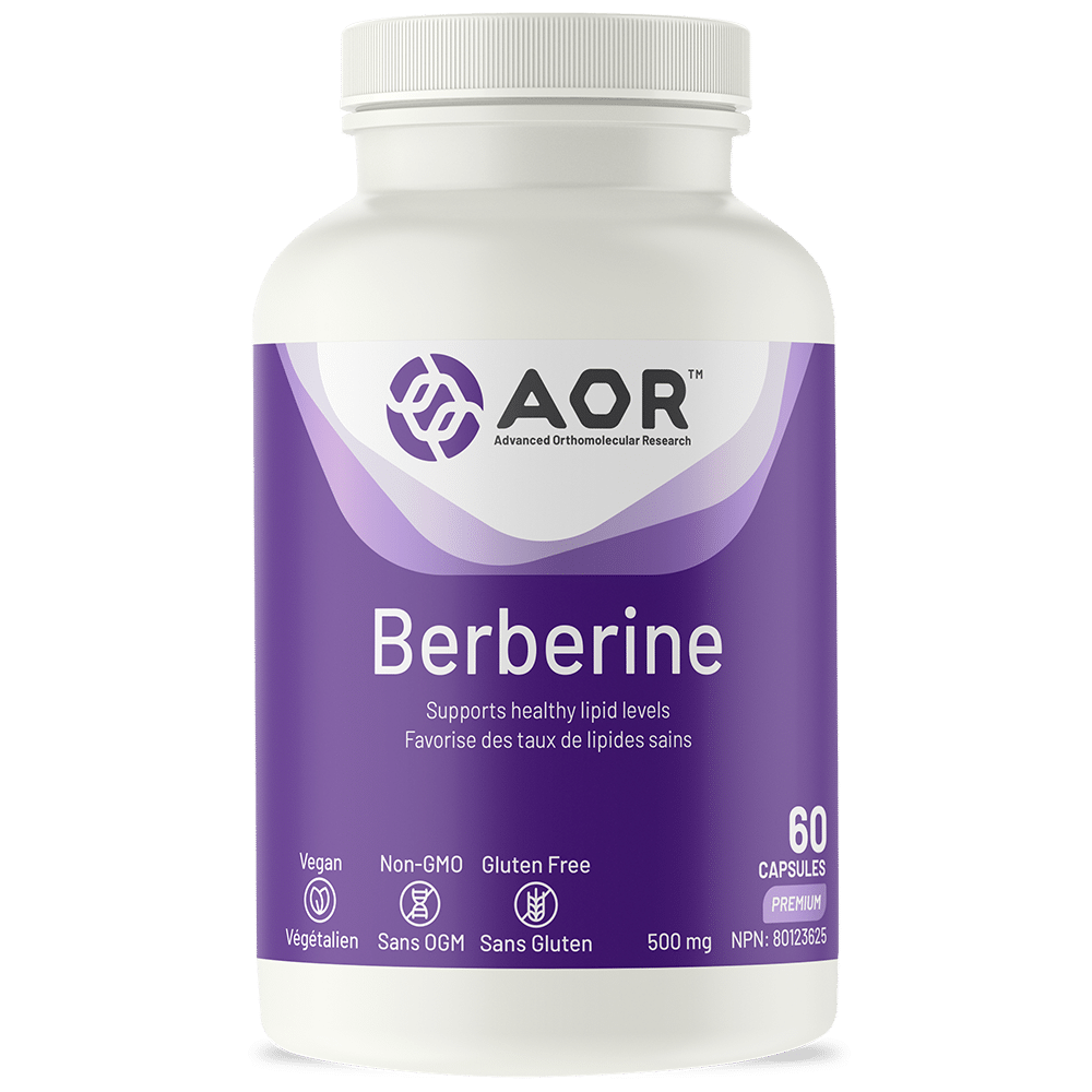 AOR Berberine 500mg 60 Vegetarian Capsules