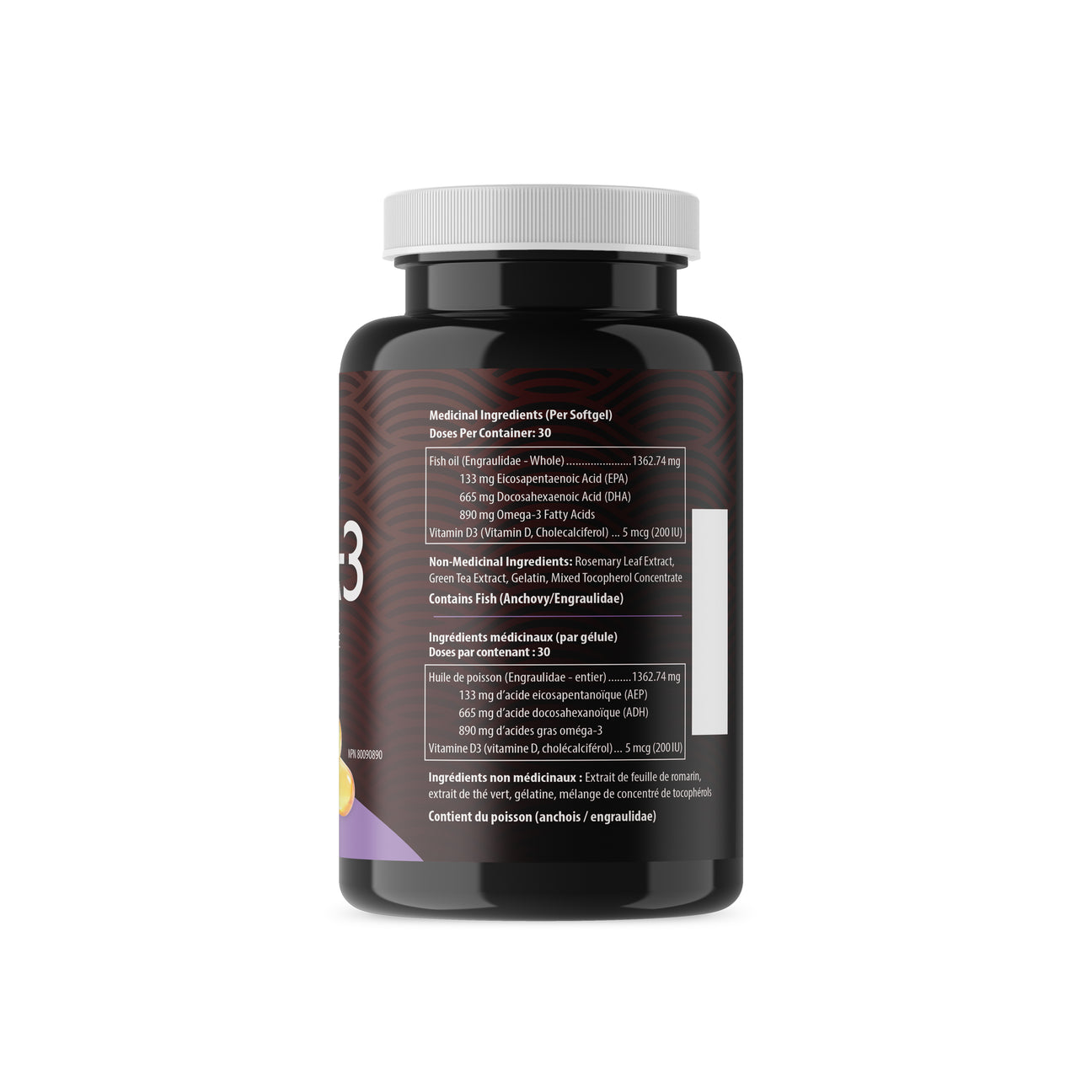 AquaOmega 5X Ultimate Strength DHA Omega-3 120 Softgels