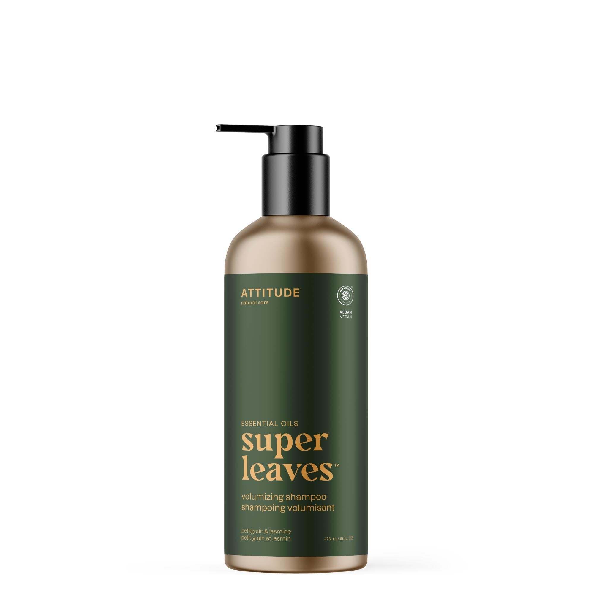 Attitude Super Leaves Volumizing Shampoo Petitgrain & Jasmine 473ml