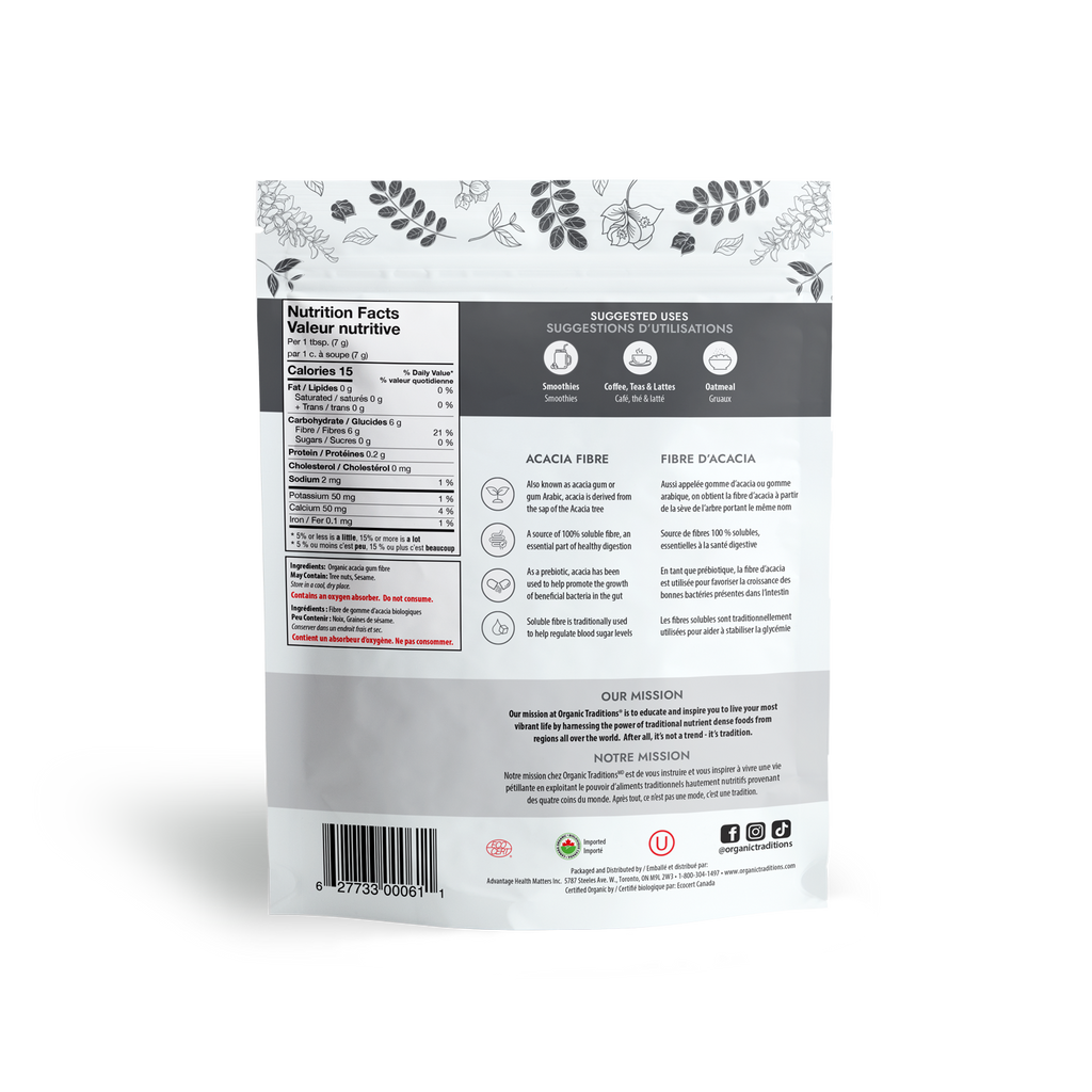Organic Traditions Acacia Fibre 340g