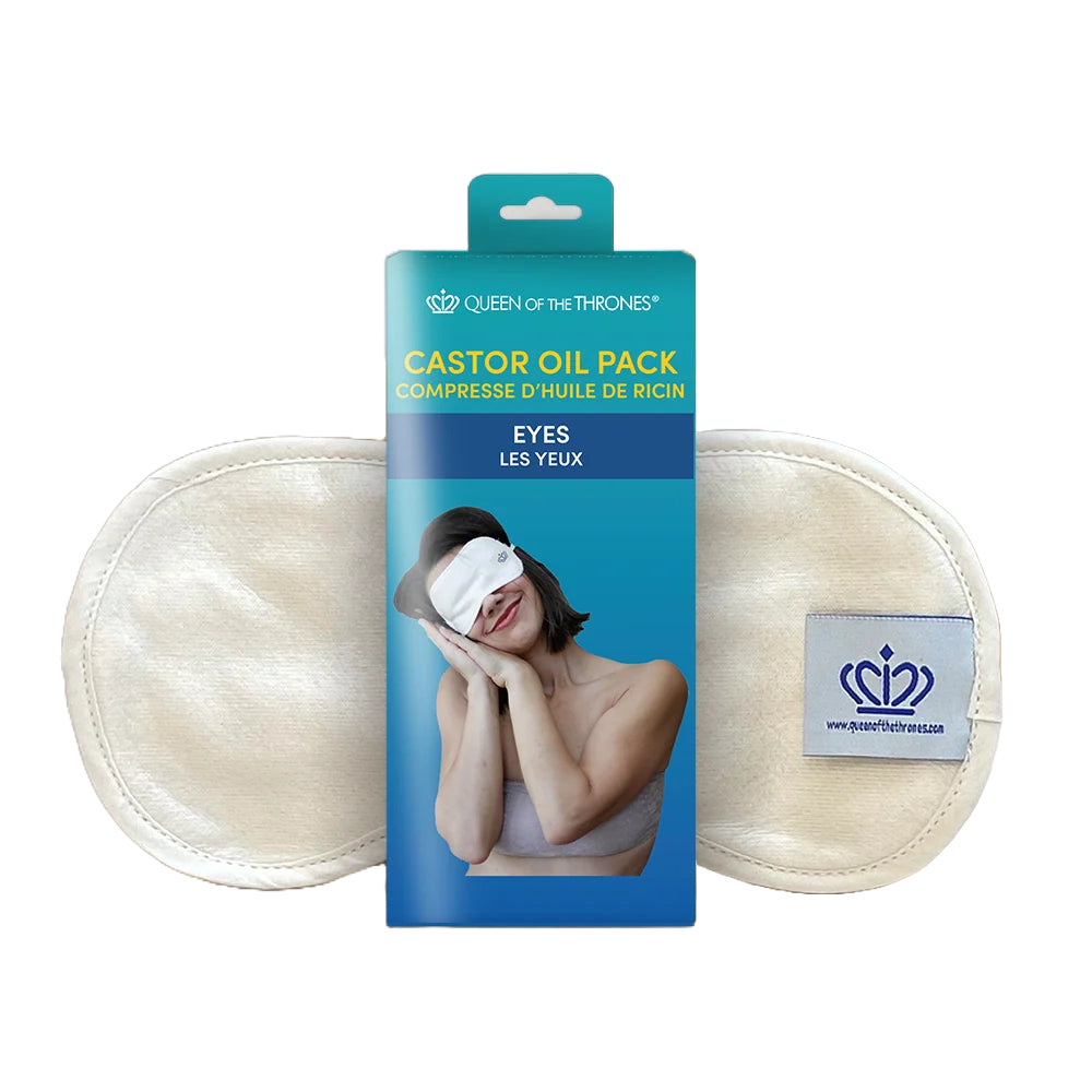 Queen of the Thrones Organic Castor Oil Beauty Sleep Eye Mask Pack