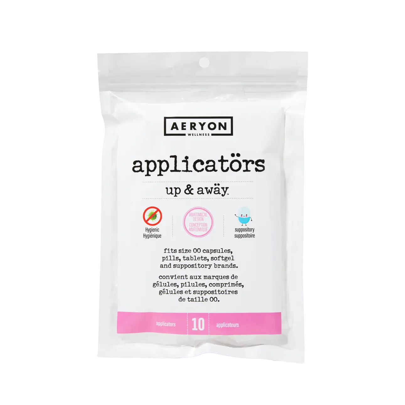 Aeryon Disposable Vaginal & Suppository Applicators 10 Pack