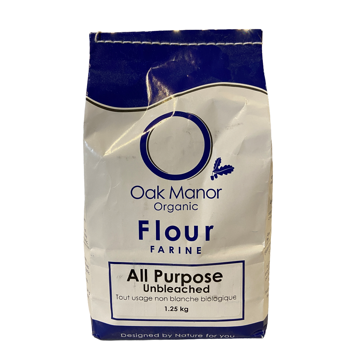 Oak Manor Organic All Purpose Unbleached Flour 1.25kg