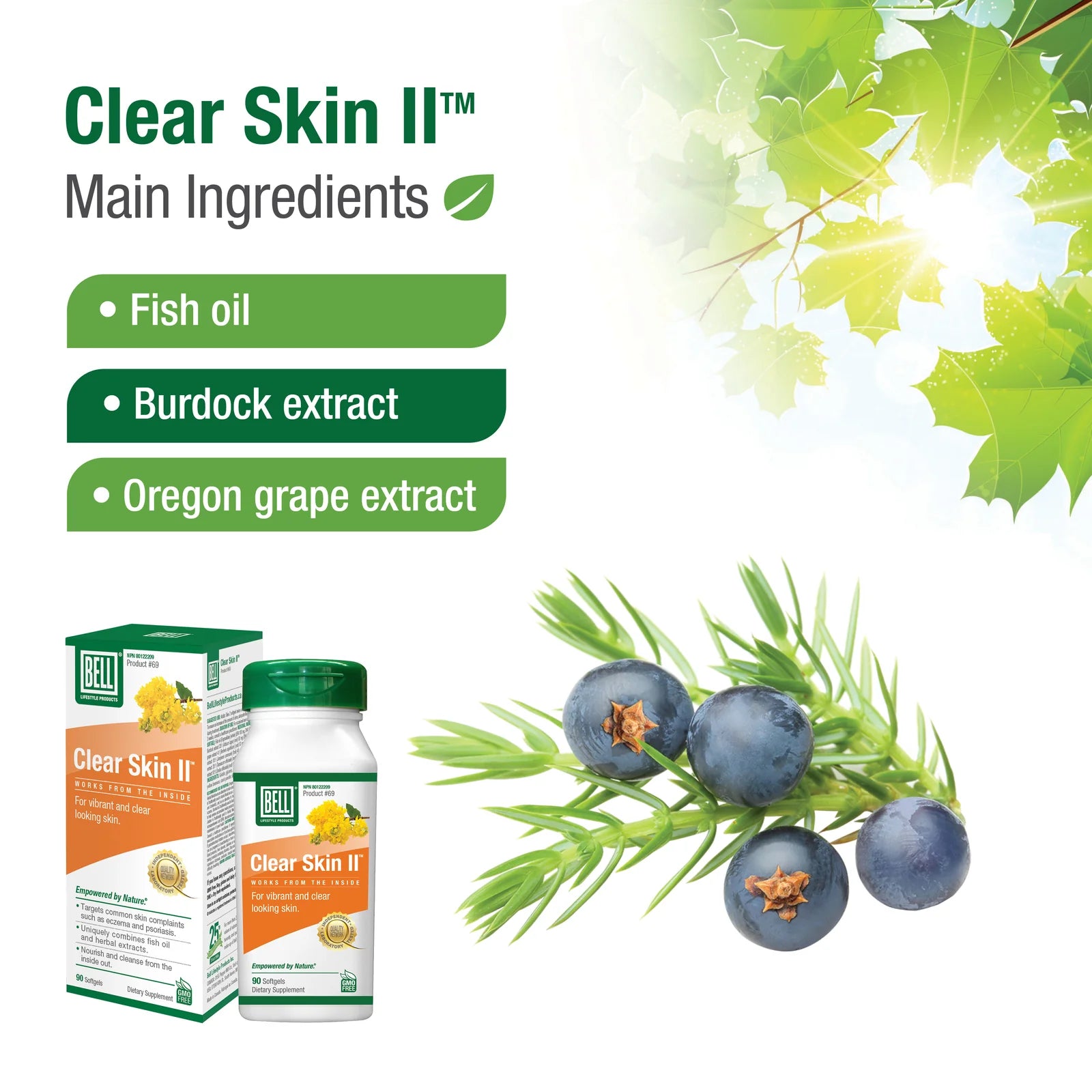 Bell Lifestyle Products #69 Clear Skin II 90 Capsules