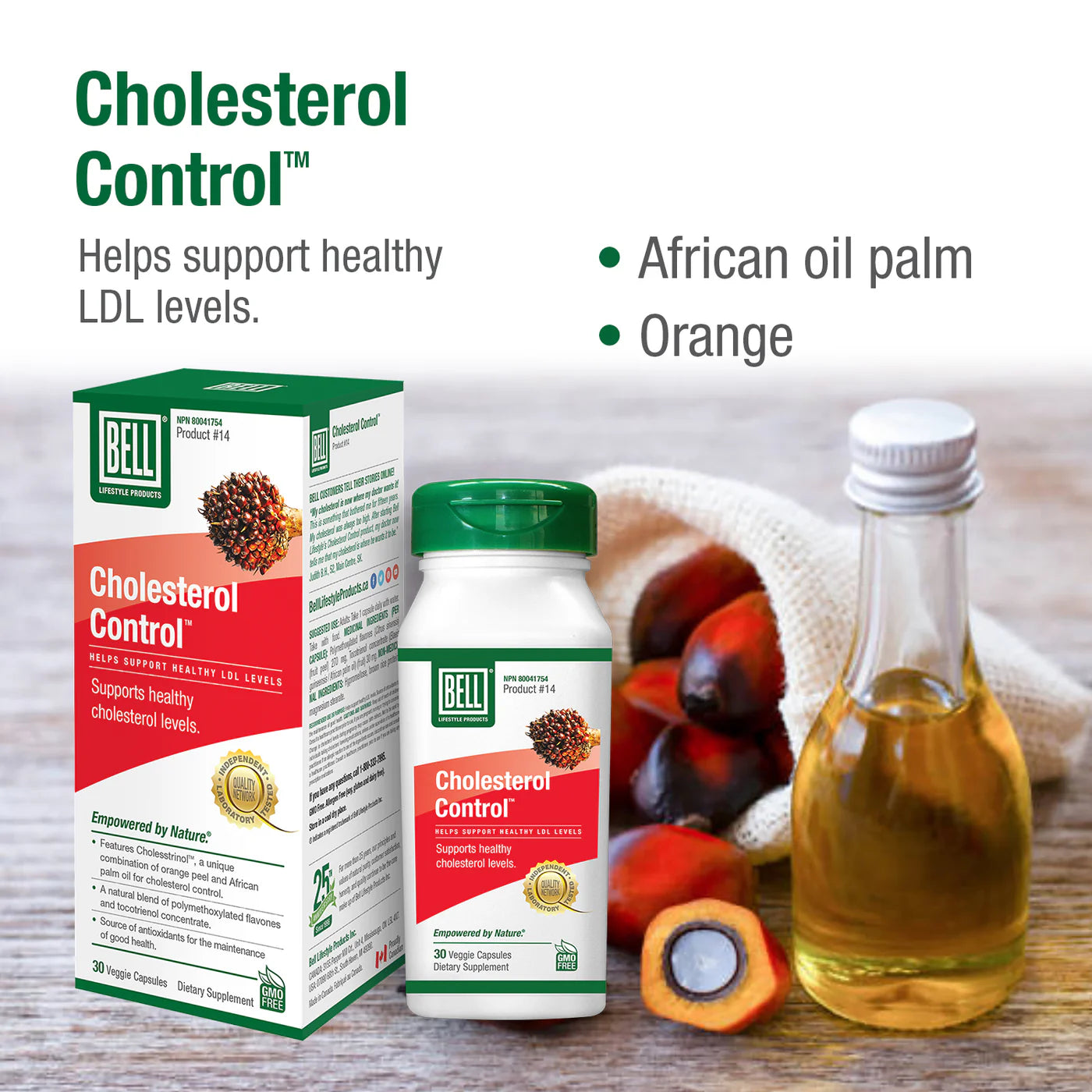 Bell Lifestyle Products #14 Cholesterol Control 30 Capsules