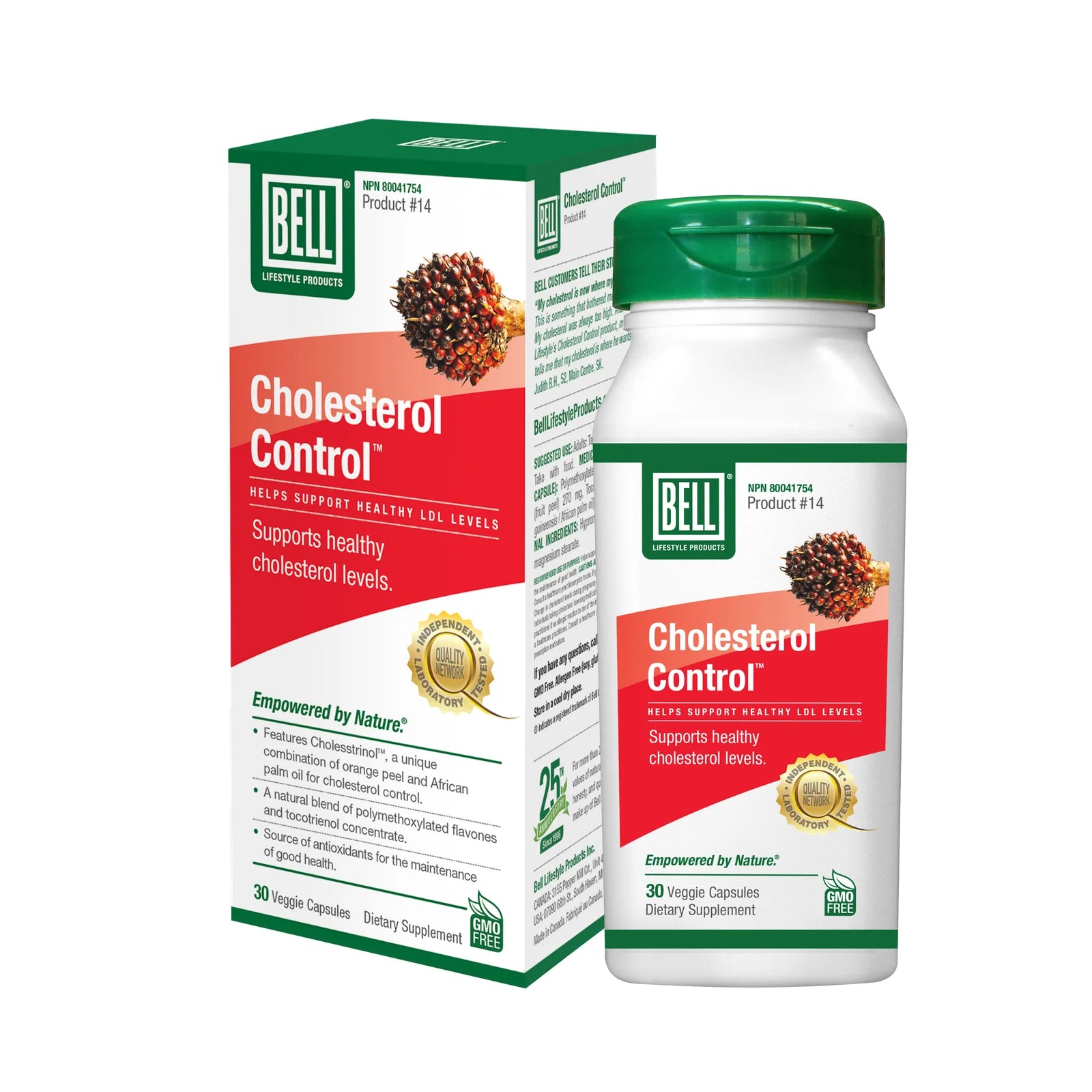 Bell Lifestyle Products #14 Cholesterol Control 30 Capsules