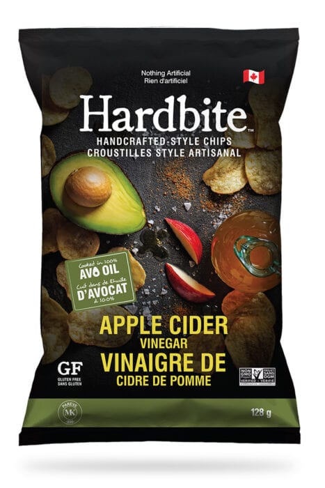 Hardbite Apple Cider Vinegar Avocado Oil Chips 128g