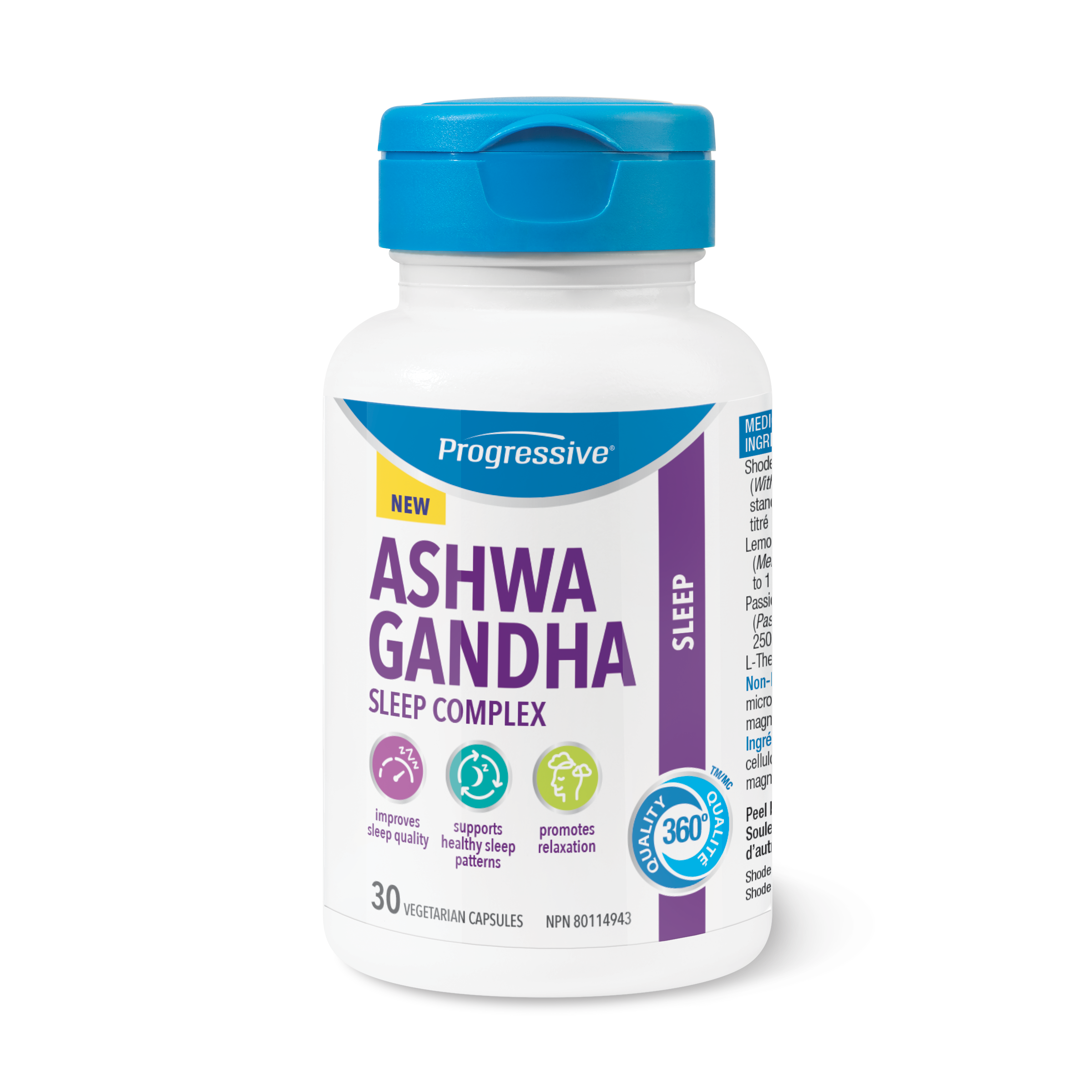 Progressive Ashwagandha Sleep Complex 30 Vegetarian Capsules