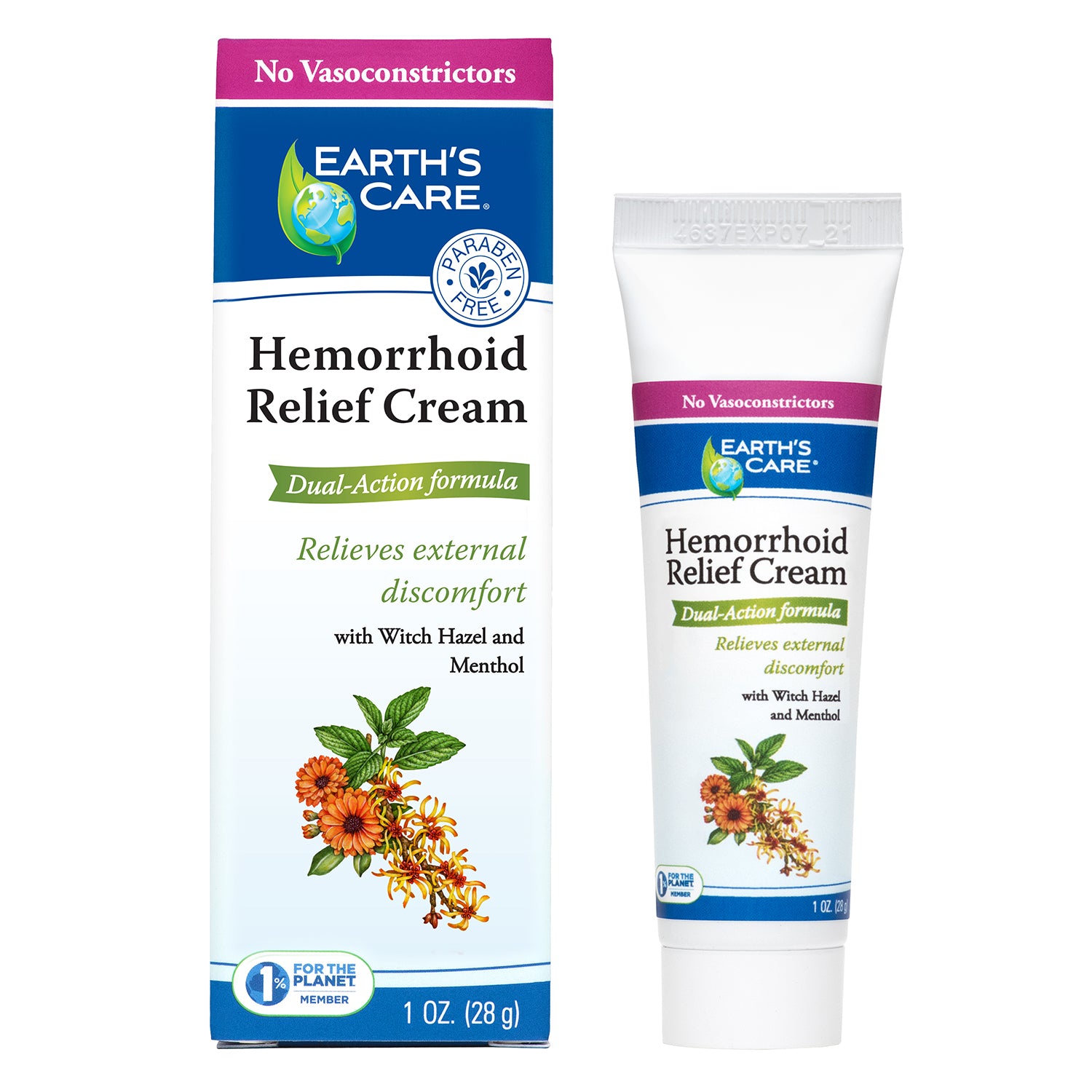 Earth's Care Hemorrhoid Relief Cream 28g