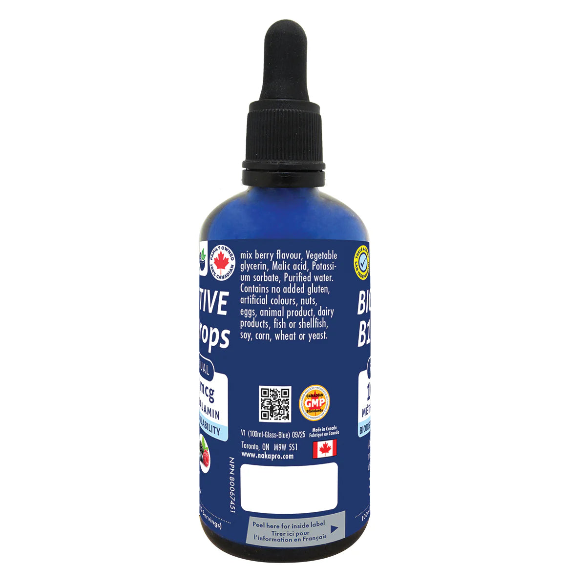 Naka Platinum B12 Sublingual Drops 1000mcg 100ml