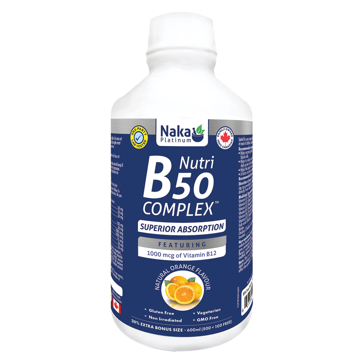 Naka Platinum Nutri B50 Complex 600ml