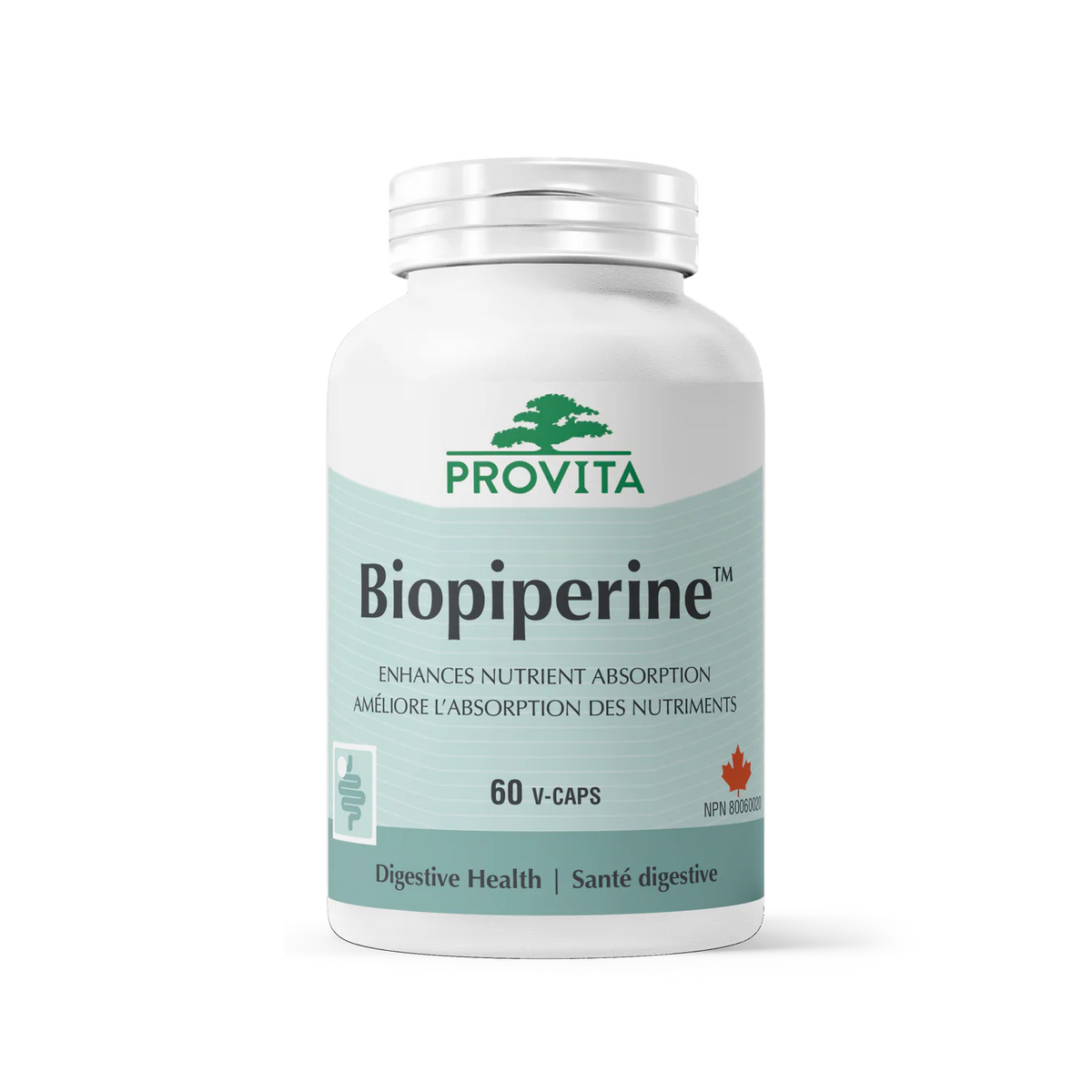 Provita BioPiperine 60 Vegetarian Capsules — Inside U