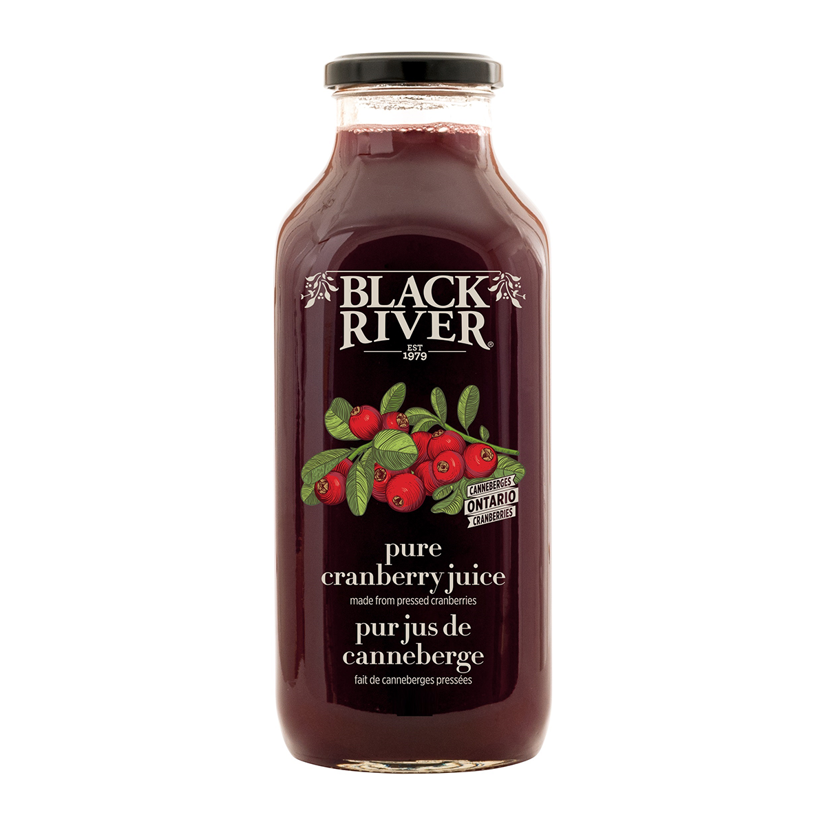 Black River Pure Cranberry Juice 1L
