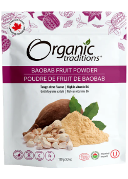 Organic Traditions Organic Baobab Fruit Powder 150g