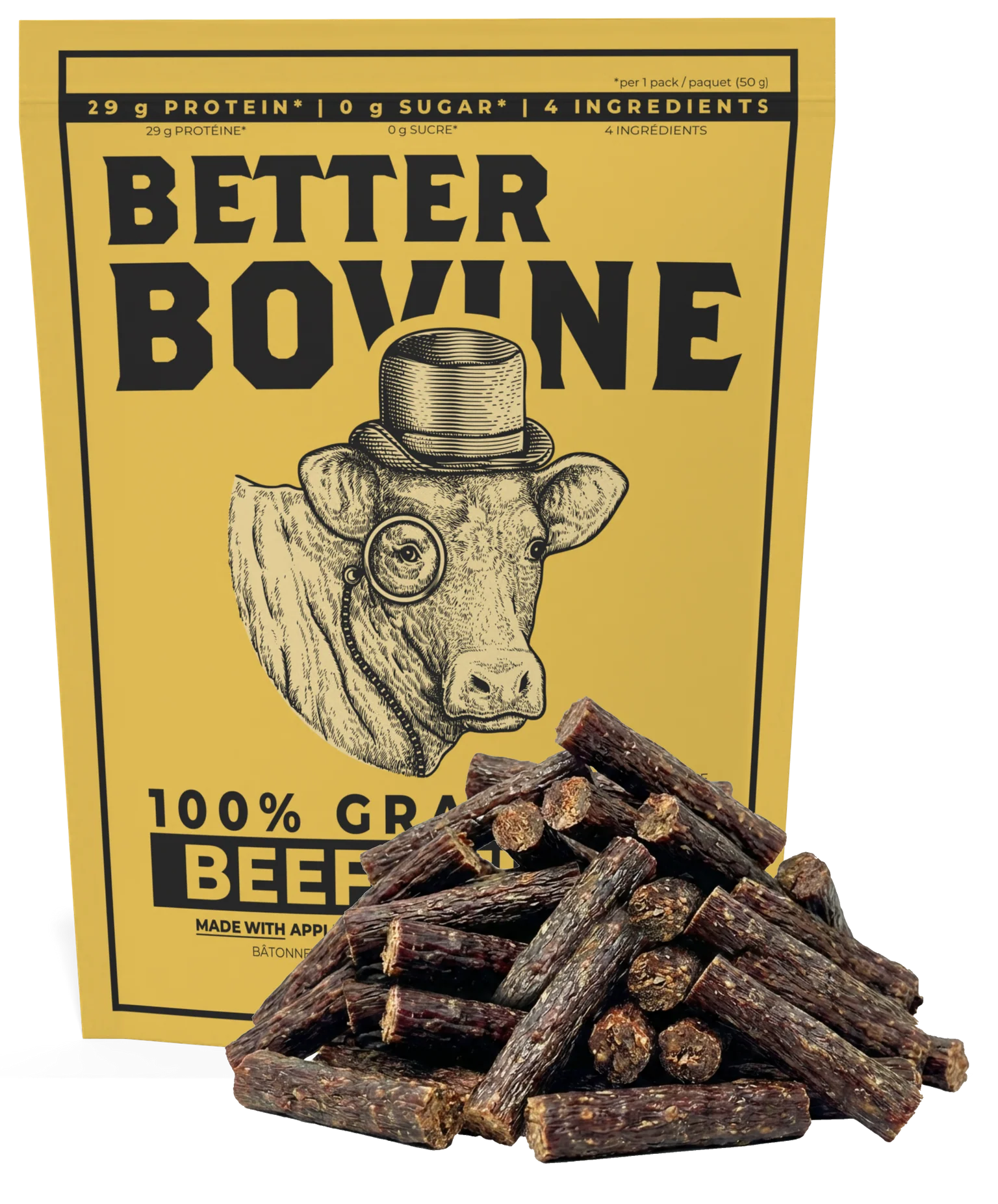 Better Bovine Graassfed Beef Sticks 50g