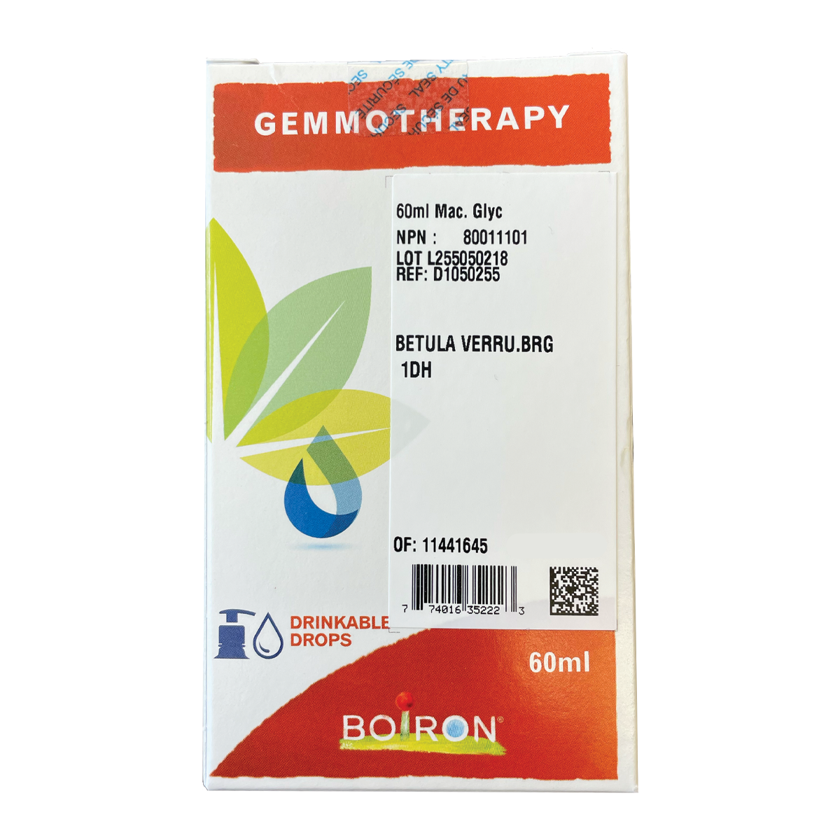 Boiron Gemmotherapy Betula Verru.BRG 1DH 60ml