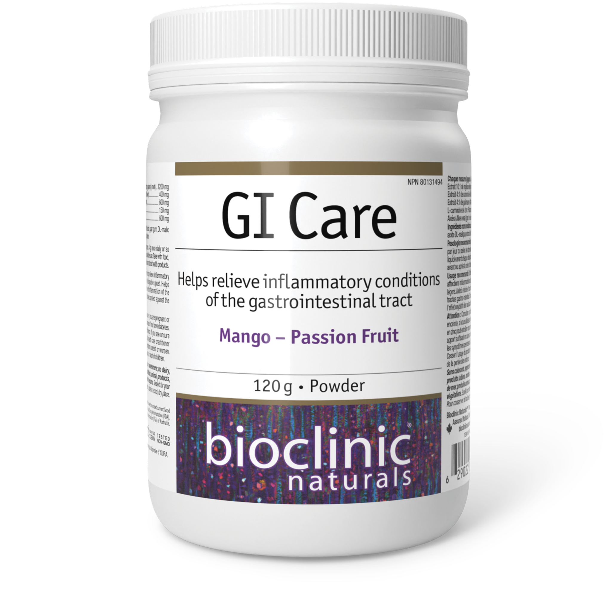 Bioclinic GI Care Mango - Passion Fruit 120g powder