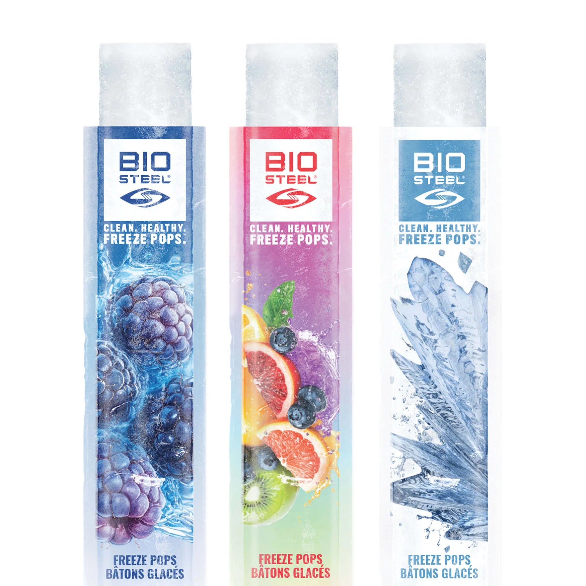 BioSteel Freeze Pops Assorted Flavours 27 Pack