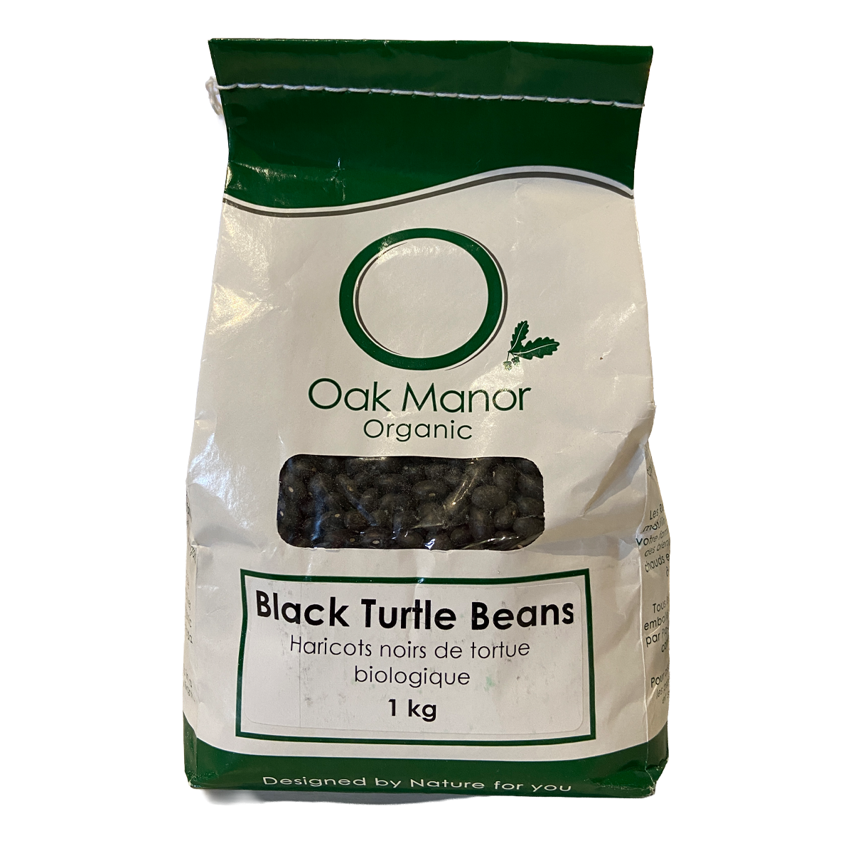Oak Manor Organic Black Turtle Beans 1kg