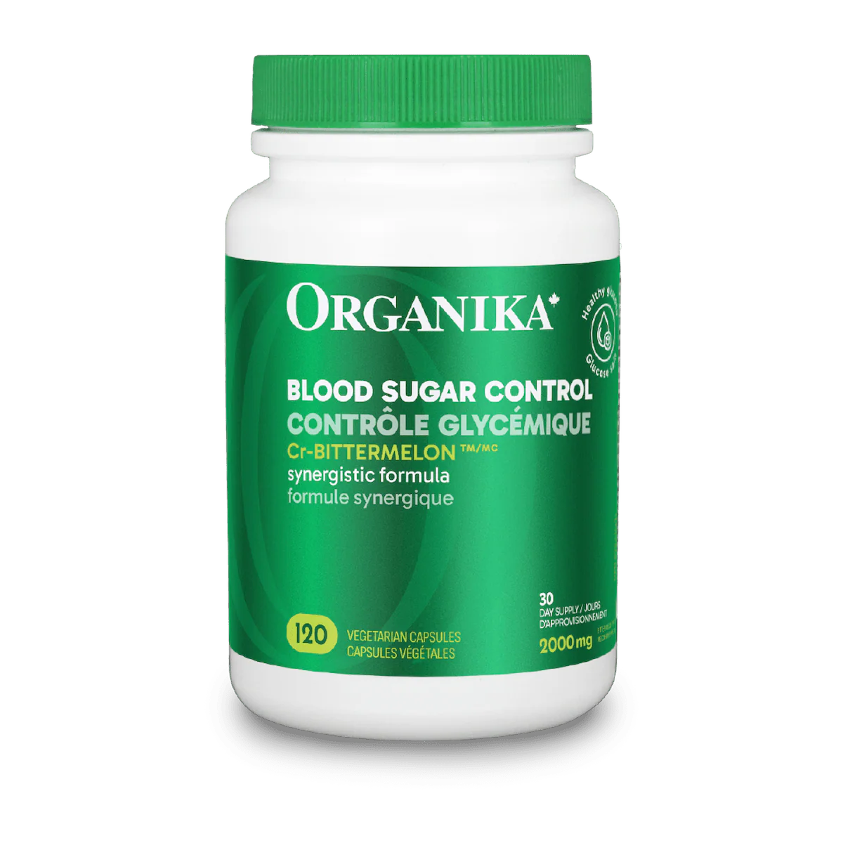 Organika Blood Sugar Control 120 Vegetarian Capsules