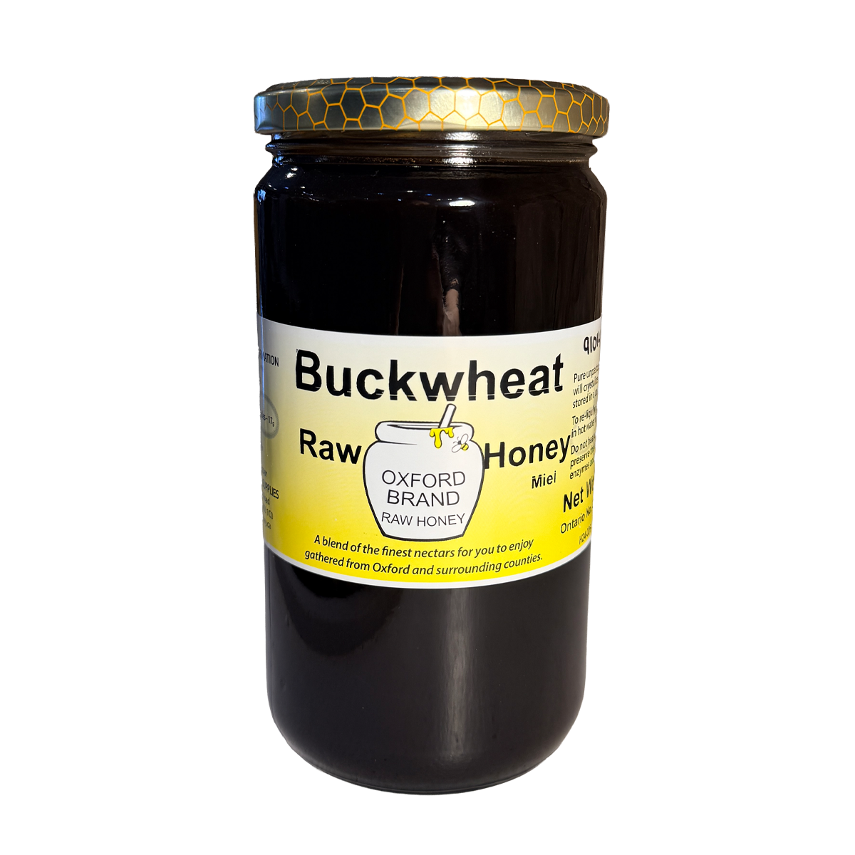Oxford Honey Unpasteurized Buckwheat Raw Honey 1kg